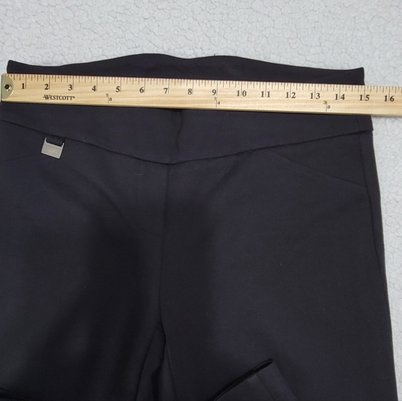Lisette L Black Stretch Pull-on Flare Casual Dress Pants Size 6 - Picture 8 of 9
